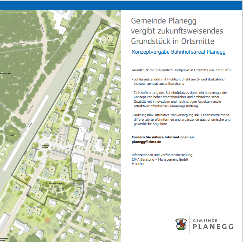 Bahnhofsareal Konzeptvergabe