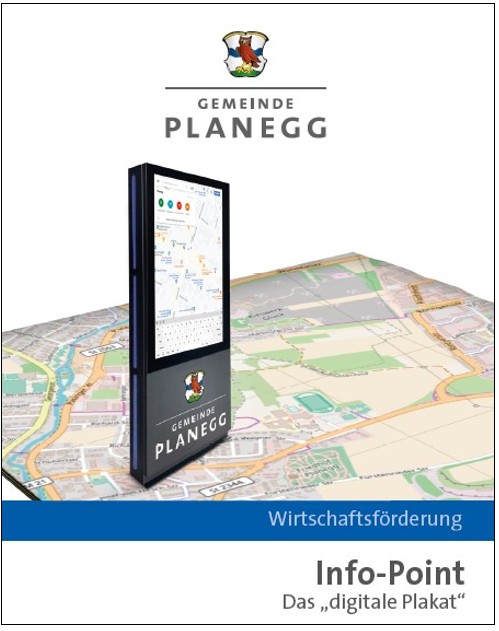 Infopoint der Gemeinde Planegg