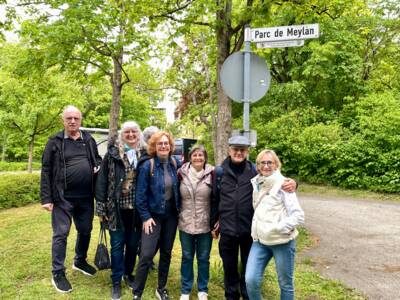 Delegation aus Meylan Gruppenfoto im Parc de Meylan in Martinsried im Mai 2026
