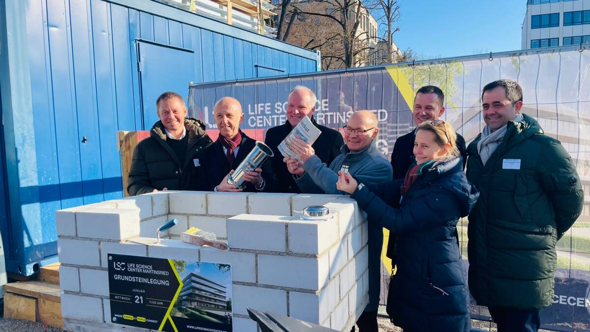 Grundsteinlegung Fraunhoferstr. 20