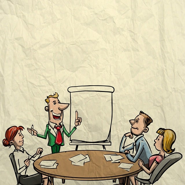 Menschen treffen sich in einem Raum